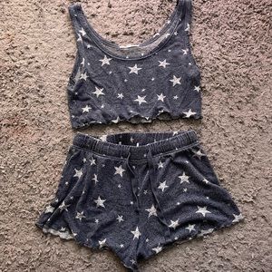 Star and Moon Matching Pajama Set